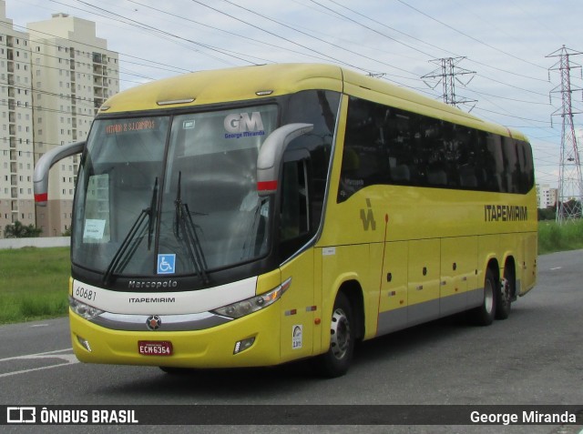 Viação Itapemirim 60681 na cidade de São José dos Campos, São Paulo, Brasil, por George Miranda. Número da foto: #6466508.