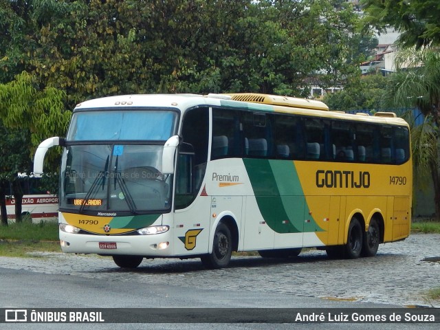 Empresa Gontijo de Transportes 14790 na cidade de Juiz de Fora, Minas Gerais, Brasil, por André Luiz Gomes de Souza. ID da foto: 6468557.