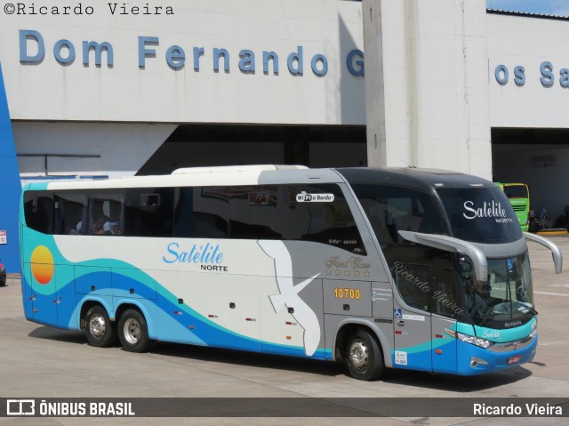 Expresso Satélite Norte 10700 na cidade de Goiânia, Goiás, Brasil, por Ricardo Vieira. ID da foto: 6467025.