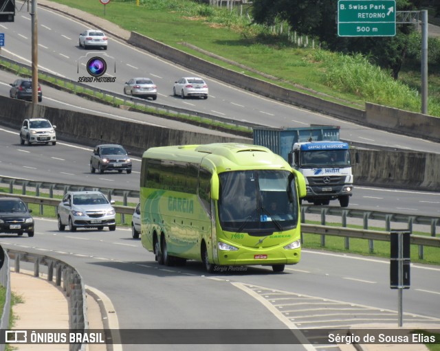 Viação Garcia 7989 na cidade de Campinas, São Paulo, Brasil, por Sérgio de Sousa Elias. ID da foto: 6468251.