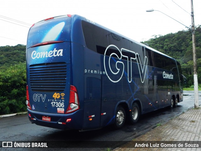 Viação Cometa 17306 na cidade de Juiz de Fora, Minas Gerais, Brasil, por André Luiz Gomes de Souza. ID da foto: 6468648.