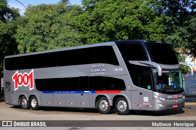 Auto Viação 1001 RJ 108.508 na cidade de São Paulo, São Paulo, Brasil, por Matheus Henrique. Número da foto: #6469036.
