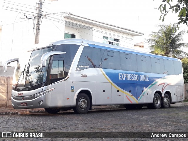 Expresso Diniz 340 na cidade de Pirapora, Minas Gerais, Brasil, por Andrew Campos. ID da foto: 6466863.