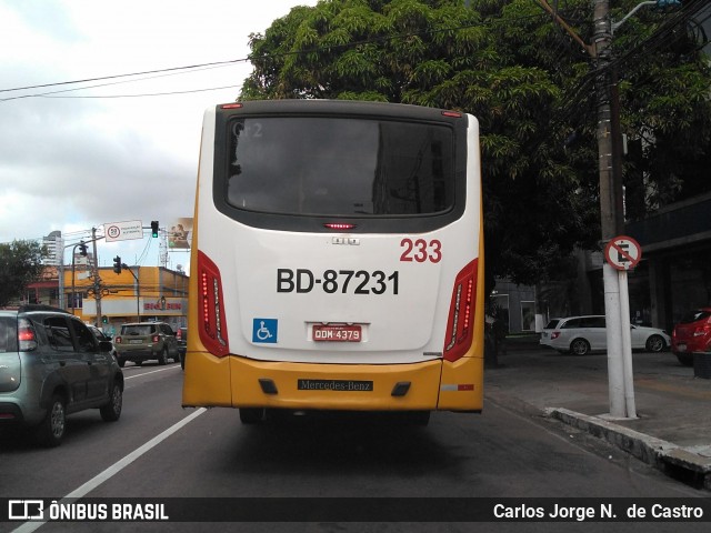 Belém Rio Transportes BD-87231 na cidade de Belém, Pará, Brasil, por Carlos Jorge N.  de Castro. ID da foto: 6467221.