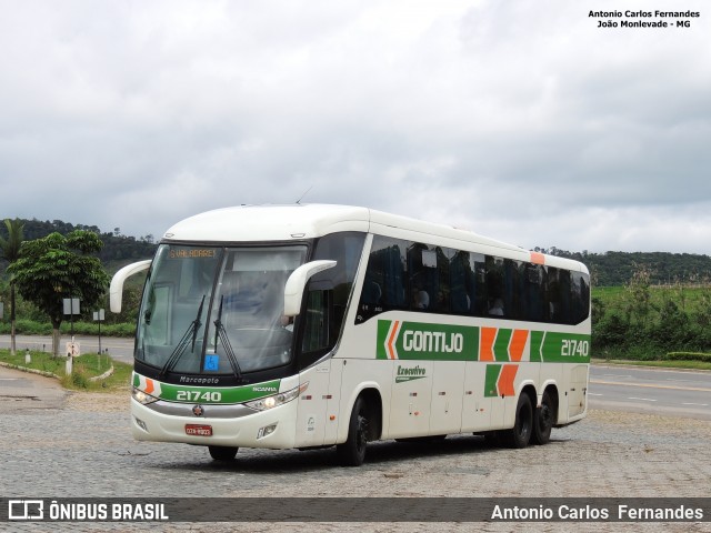 Empresa Gontijo de Transportes 21740 na cidade de João Monlevade, Minas Gerais, Brasil, por Antonio Carlos Fernandes. Número da foto: #6469603.