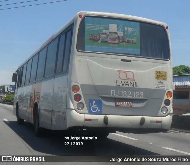 Evanil Transportes e Turismo RJ 132.123 na cidade de São João de Meriti, Rio de Janeiro, Brasil, por Jorge Antonio de Souza Muros Filho. Número da foto: #6470211.