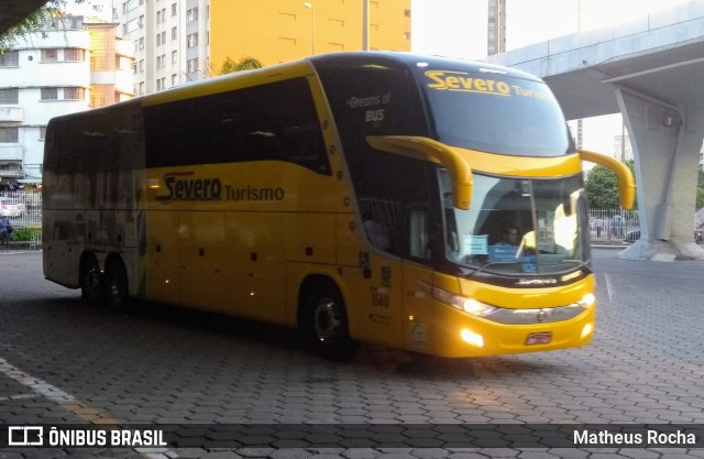 Severo Turismo 1560 na cidade de Belo Horizonte, Minas Gerais, Brasil, por Matheus Rocha. ID da foto: 6470605.