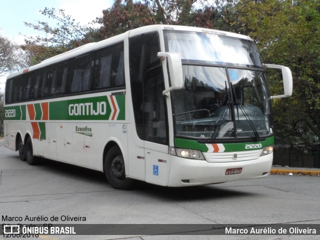 Empresa Gontijo de Transportes 21220 na cidade de São Paulo, São Paulo, Brasil, por Marco Aurélio de Oliveira. ID da foto: 6471110.