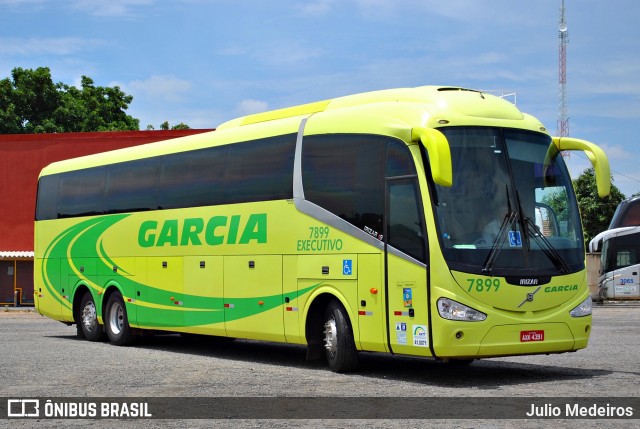 Viação Garcia 7899 na cidade de Campinas, São Paulo, Brasil, por Julio Medeiros. Número da foto: #6470632.