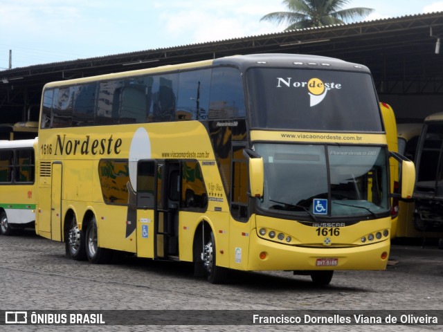 Viação Nordeste 1616 na cidade de Natal, Rio Grande do Norte, Brasil, por Francisco Dornelles Viana de Oliveira. Número da foto: #6470131.