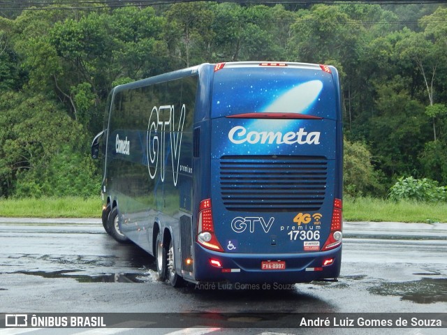 Viação Cometa 17306 na cidade de Juiz de Fora, Minas Gerais, Brasil, por André Luiz Gomes de Souza. ID da foto: 6469215.