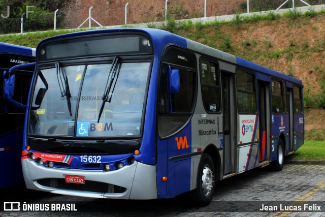 Viação Miracatiba 15.632 na cidade de Itapecerica da Serra, São Paulo, Brasil, por Jean Lucas Felix. ID da foto: 6469905.