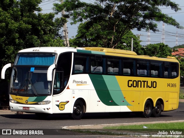 Empresa Gontijo de Transportes 14365 na cidade de Teresina, Piauí, Brasil, por João Victor. ID da foto: 6470704.