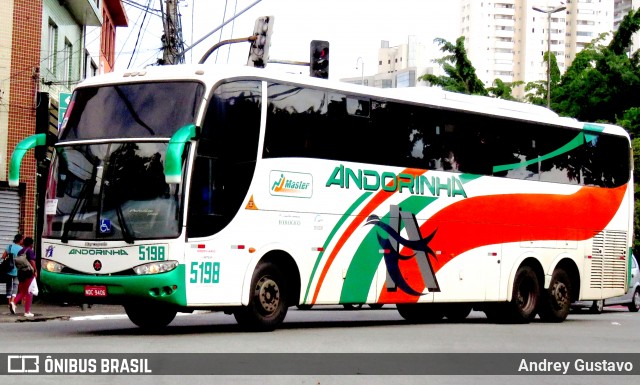 Empresa de Transportes Andorinha 5198 na cidade de Brasil, por Andrey Gustavo. ID da foto: 6470014.