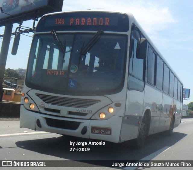 Evanil Transportes e Turismo RJ 132.123 na cidade de São João de Meriti, Rio de Janeiro, Brasil, por Jorge Antonio de Souza Muros Filho. Número da foto: #6470216.
