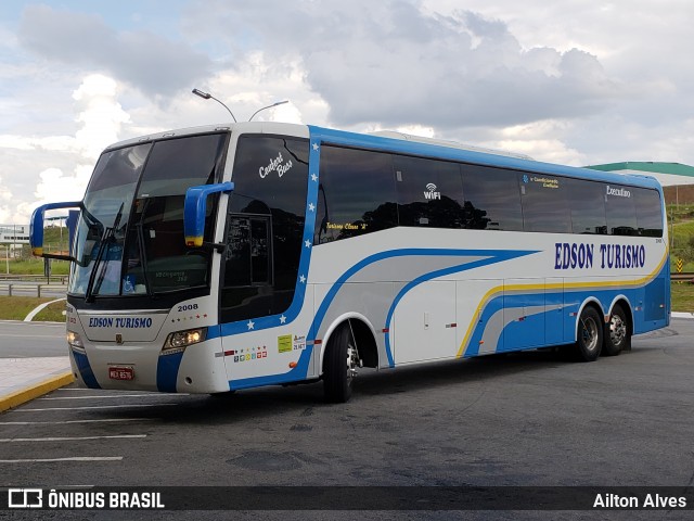 Edson Turismo 2008 na cidade de Oliveira, Minas Gerais, Brasil, por Ailton Alves. ID da foto: 6470097.