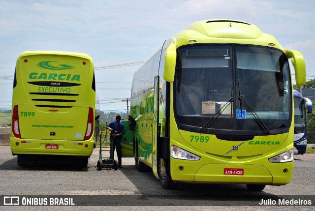 Viação Garcia 7989 na cidade de Campinas, São Paulo, Brasil, por Julio Medeiros. Número da foto: #6470613.