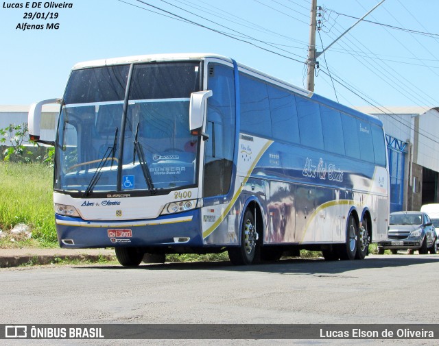 Alves e Oliveira Transporte e Turismo 8400 na cidade de Alfenas, Minas Gerais, Brasil, por Lucas Elson de Oliveira. Número da foto: #6469714.