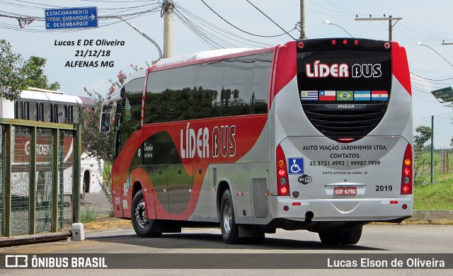 Lider Bus 2019 na cidade de Alfenas, Minas Gerais, Brasil, por Lucas Elson de Oliveira. Número da foto: #6406645.