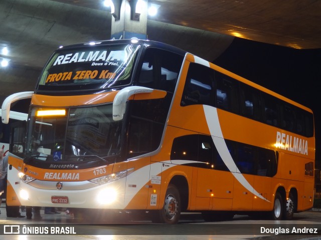 RealMaia Turismo e Cargas 1703 na cidade de Uberlândia, Minas Gerais, Brasil, por Douglas Andrez. Número da foto: #6405924.