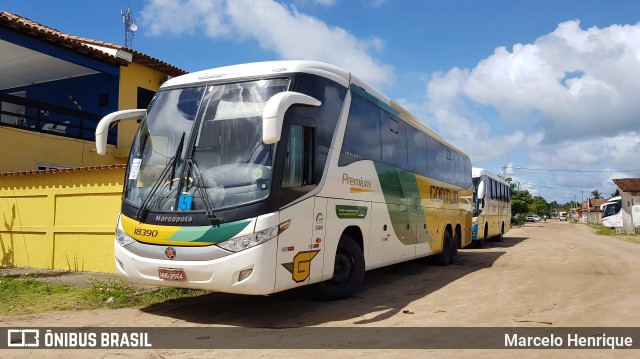 Empresa Gontijo de Transportes 18390 na cidade de Nova Viçosa, Bahia, Brasil, por Marcelo Henrique. Número da foto: #6408006.