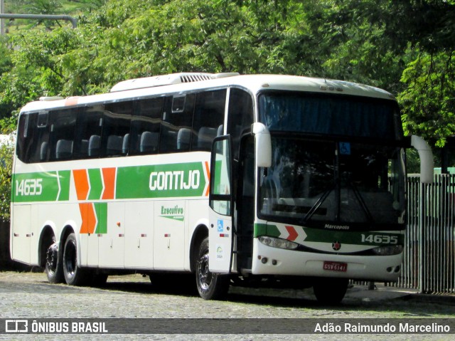 Empresa Gontijo de Transportes 14635 na cidade de Belo Horizonte, Minas Gerais, Brasil, por Adão Raimundo Marcelino. Número da foto: #6407435.