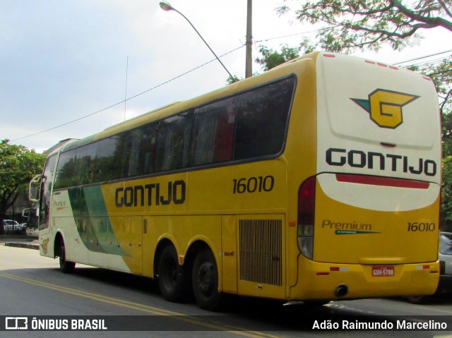 Empresa Gontijo de Transportes 16010 na cidade de Belo Horizonte, Minas Gerais, Brasil, por Adão Raimundo Marcelino. ID da foto: 6407360.