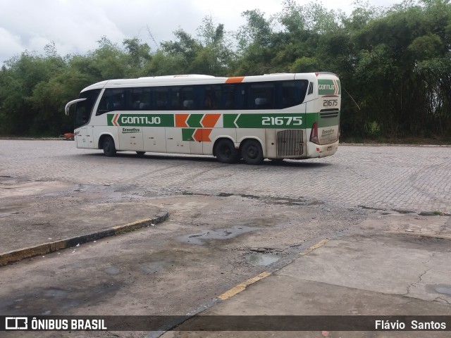 Empresa Gontijo de Transportes 21675 na cidade de Cruz das Almas, Bahia, Brasil, por Flávio  Santos. ID da foto: 6406218.