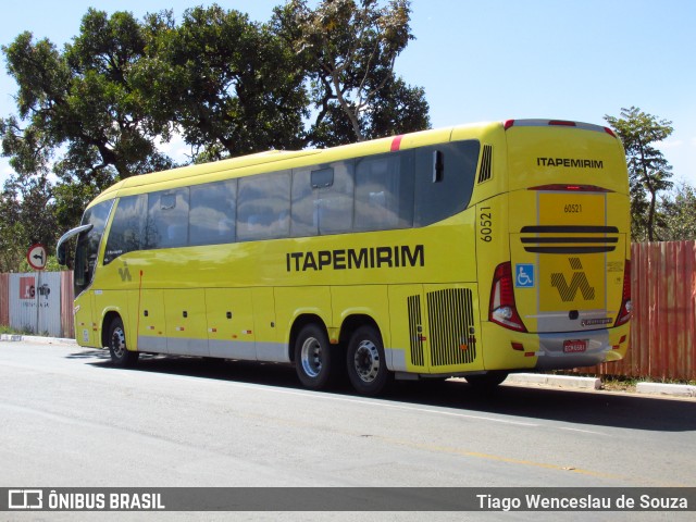 Viação Itapemirim 60521 na cidade de Brasília, Distrito Federal, Brasil, por Tiago Wenceslau de Souza. Número da foto: #6405124.