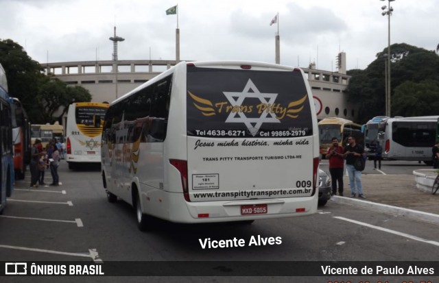 Trans Pitty Transporte 009 na cidade de São Paulo, São Paulo, Brasil, por Vicente de Paulo Alves. Número da foto: #6404755.