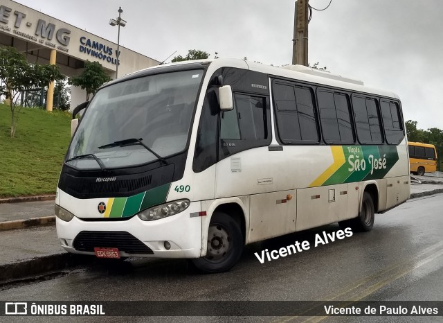 Auto Viação São José 490 na cidade de Divinópolis, Minas Gerais, Brasil, por Vicente de Paulo Alves. Número da foto: #6404764.