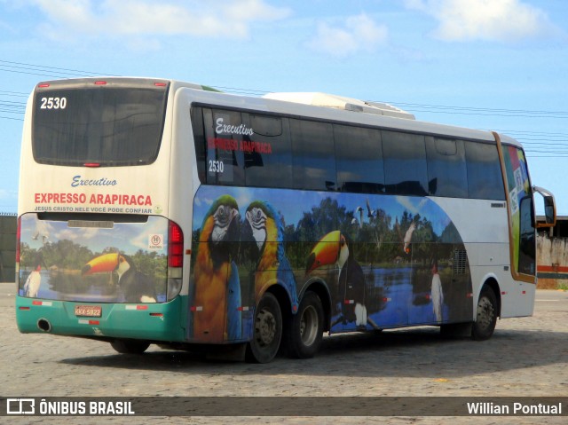 Expresso Arapiraca Viação e Turismo 2530 na cidade de São Miguel dos Campos, Alagoas, Brasil, por Willian Pontual. Número da foto: #6405818.