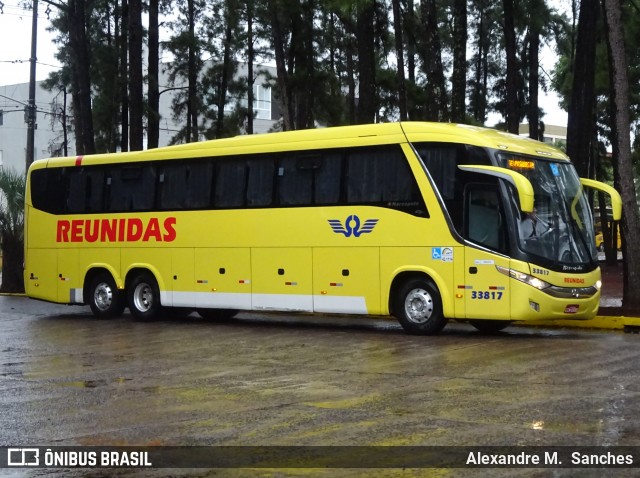 Reunidas Transportes Coletivos 33817 na cidade de Santo Ângelo, Rio Grande do Sul, Brasil, por Alexandre M.  Sanches. Número da foto: #6407266.