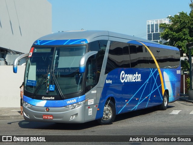 Viação Cometa 18505 na cidade de Rio de Janeiro, Rio de Janeiro, Brasil, por André Luiz Gomes de Souza. Número da foto: #6406357.