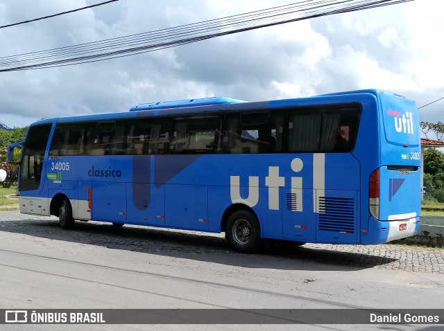 UTIL - União Transporte Interestadual de Luxo 34005 na cidade de Ouro Preto, Minas Gerais, Brasil, por Daniel Gomes. ID da foto: 6404442.