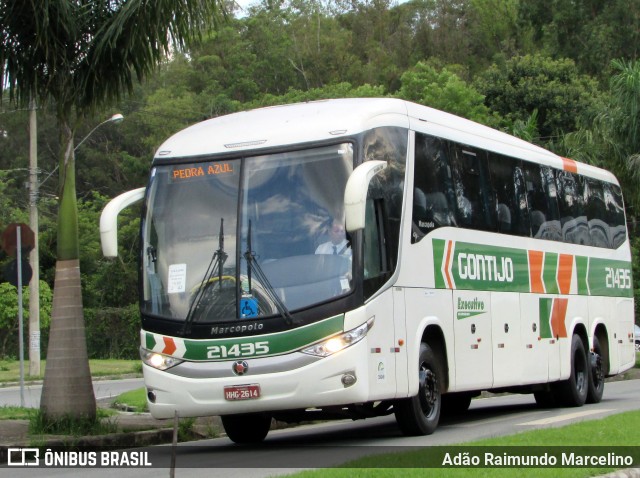 Empresa Gontijo de Transportes 21435 na cidade de Belo Horizonte, Minas Gerais, Brasil, por Adão Raimundo Marcelino. ID da foto: 6407941.