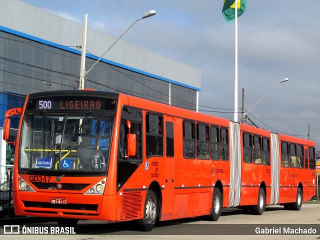 Viação Cidade Sorriso GD347 na cidade de Curitiba, Paraná, Brasil, por Gabriel Machado. ID da foto: 6471430.