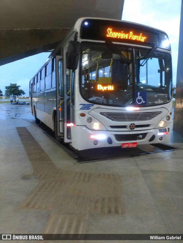 TCB - Sociedade de Transportes Coletivos de Brasília 10308 na cidade de Brasília, Distrito Federal, Brasil, por William Gabriel. ID da foto: 6472962.