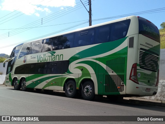 Empresa de Transportes Coletivos Volkmann 1800 na cidade de Ouro Preto, Minas Gerais, Brasil, por Daniel Gomes. ID da foto: 6471690.