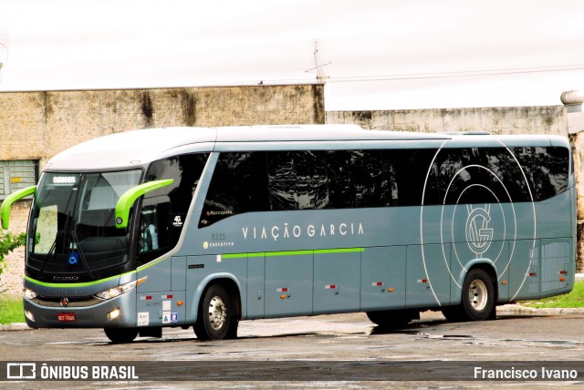 Viação Garcia 8325 na cidade de Ourinhos, São Paulo, Brasil, por Francisco Ivano. Número da foto: #6473465.
