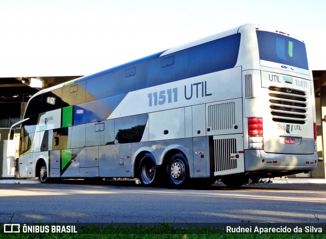 UTIL - União Transporte Interestadual de Luxo 11511 na cidade de Mogi das Cruzes, São Paulo, Brasil, por Rudnei Aparecido da Silva. Número da foto: #6472659.