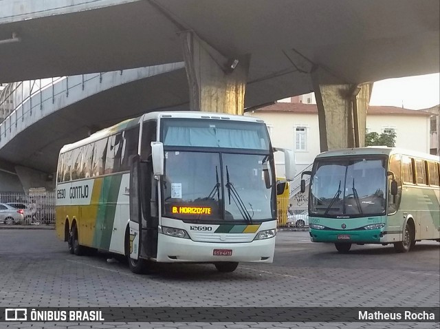 Empresa Gontijo de Transportes 12690 na cidade de Belo Horizonte, Minas Gerais, Brasil, por Matheus Rocha. Número da foto: #6473509.