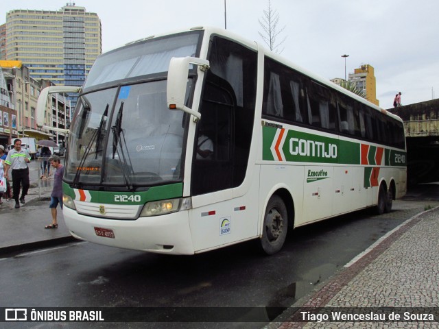 Empresa Gontijo de Transportes 21240 na cidade de Belo Horizonte, Minas Gerais, Brasil, por Tiago Wenceslau de Souza. ID da foto: 6471870.