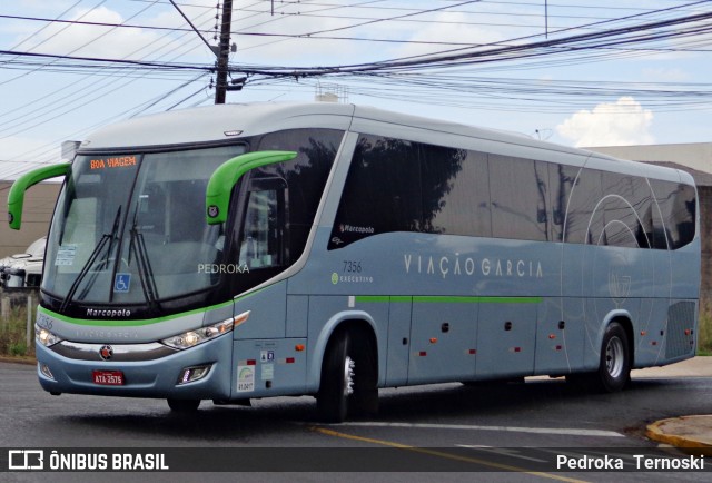 Viação Garcia 7356 na cidade de Apucarana, Paraná, Brasil, por Pedroka Ternoski. Número da foto: #6473790.