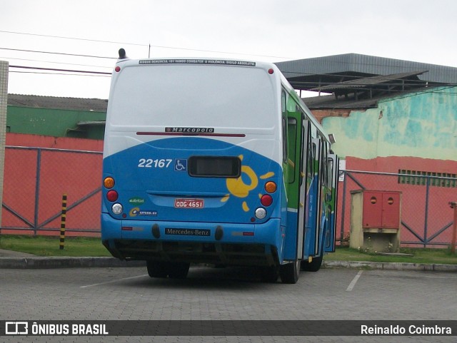 Nova Transporte 22167 na cidade de Cariacica, Espírito Santo, Brasil, por Reinaldo Coimbra. ID da foto: 6474148.