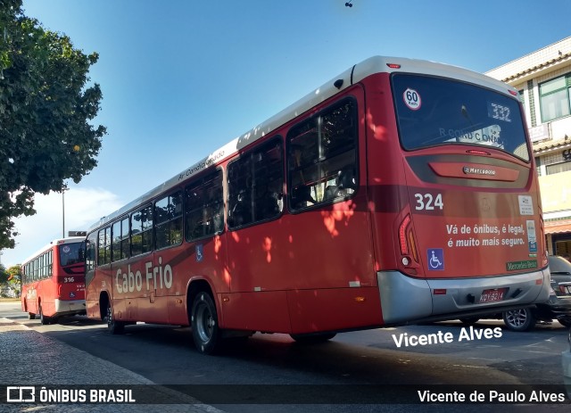 Auto Viação Salineira 324 na cidade de Cabo Frio, Rio de Janeiro, Brasil, por Vicente de Paulo Alves. Número da foto: #6471378.
