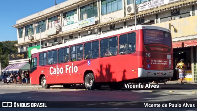 Auto Viação Salineira 313 na cidade de Cabo Frio, Rio de Janeiro, Brasil, por Vicente de Paulo Alves. ID da foto: 6472748.