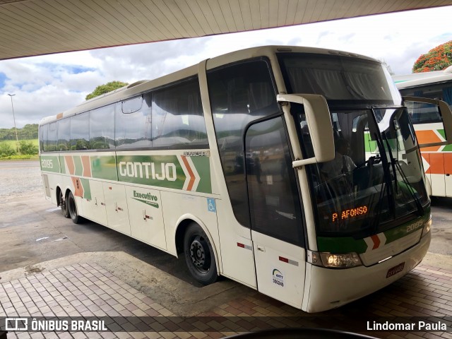 Empresa Gontijo de Transportes 20195 na cidade de João Monlevade, Minas Gerais, Brasil, por Lindomar Paula. ID da foto: 6471884.