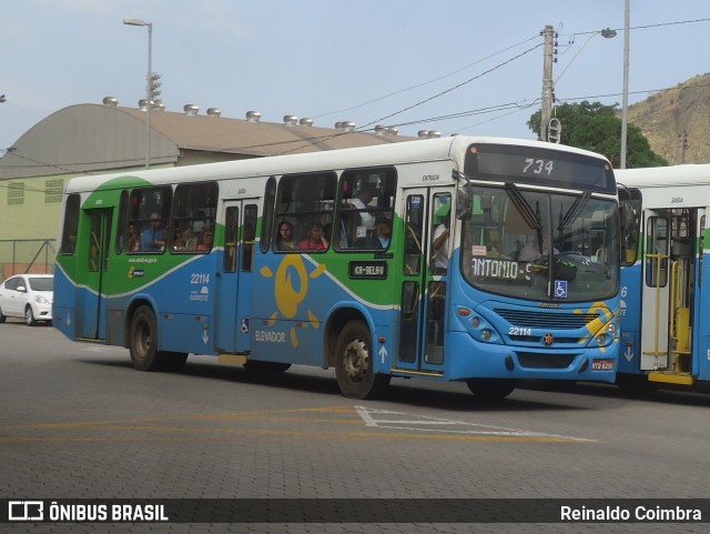 Nova Transporte 22114 na cidade de Cariacica, Espírito Santo, Brasil, por Reinaldo Coimbra. ID da foto: 6474170.