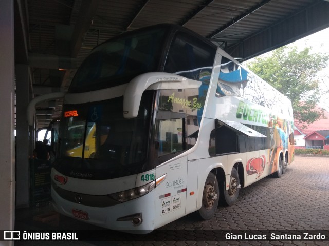 Eucatur - Empresa União Cascavel de Transportes e Turismo 4915 na cidade de Ji-Paraná, Rondônia, Brasil, por Gian Lucas  Santana Zardo. Número da foto: #6471694.